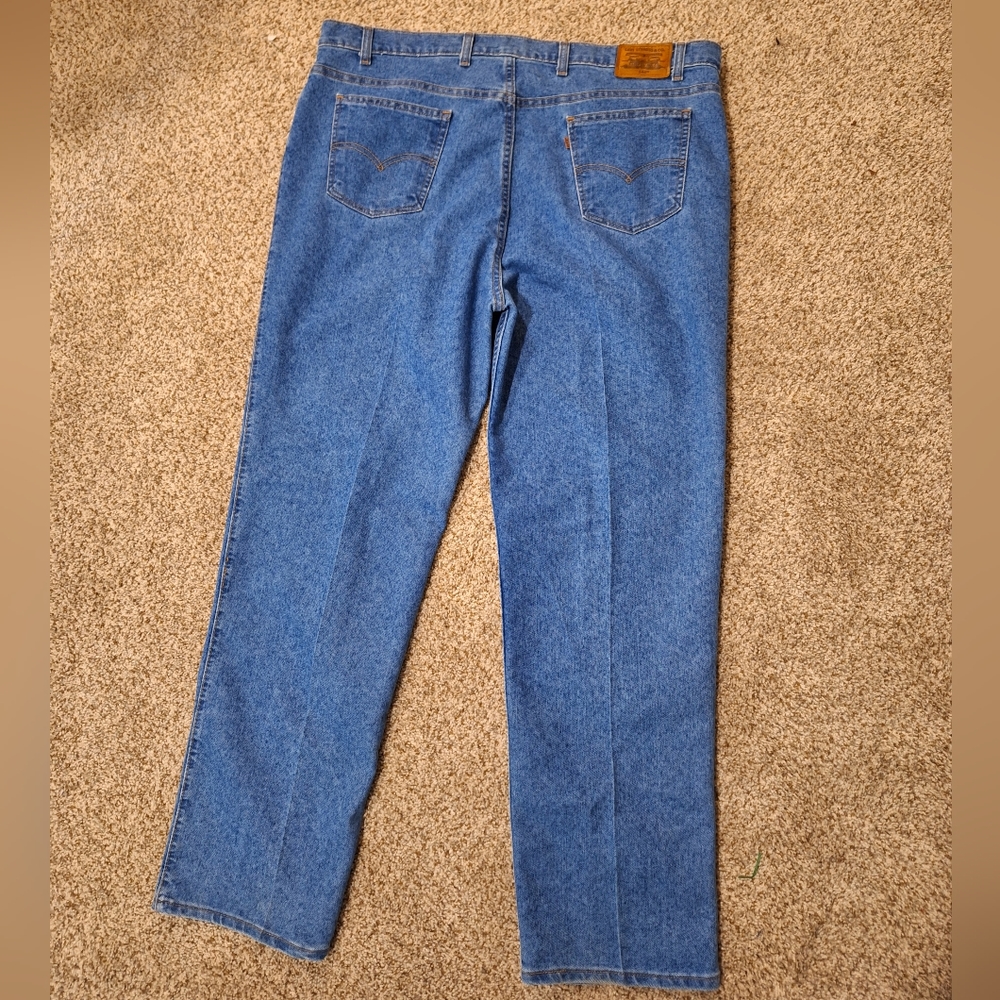 Vintage 90's Levi's 540 perma-pleat jeans 44x32" Blue Made In USA